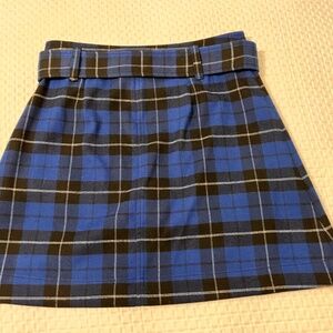 Cute blue Plaid skirt